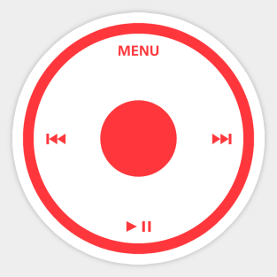 iPod Click Wheel (White) Sticker